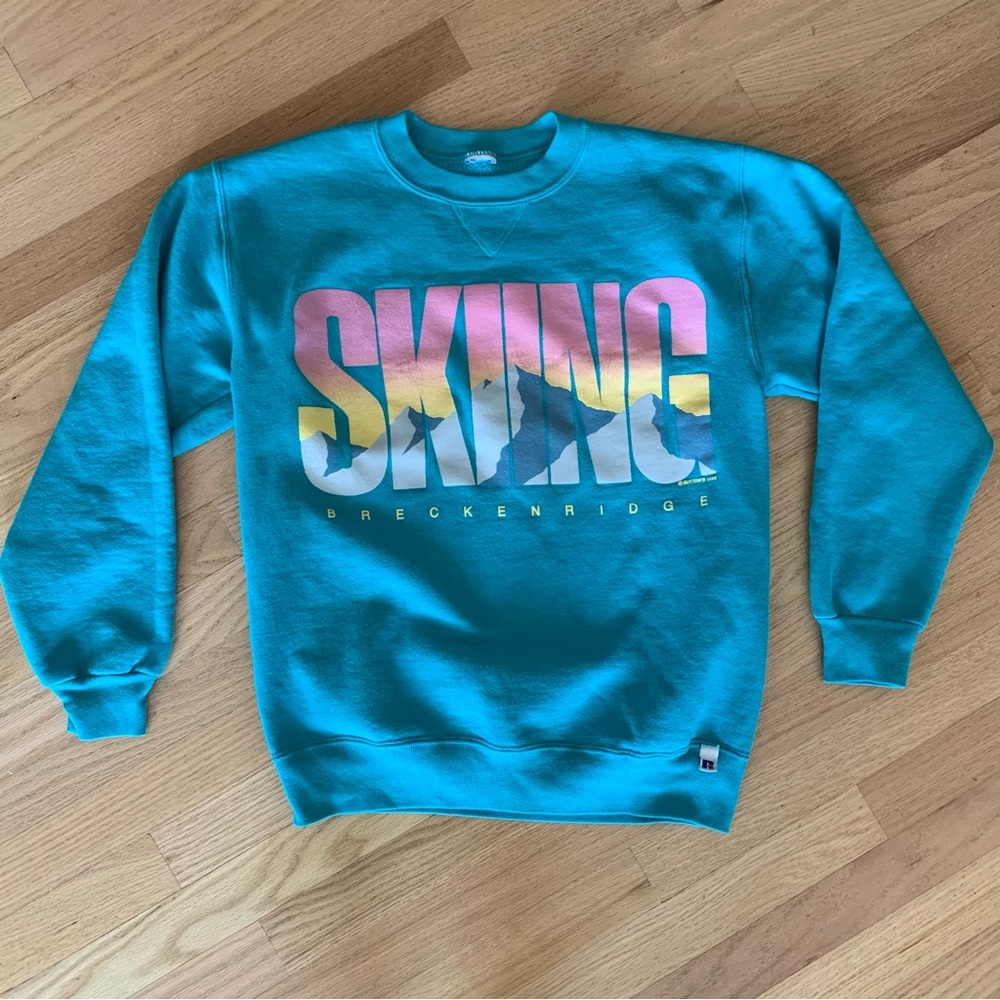 Vintage Sweatshirt 80’s 90’s Ski Breckenridge Colorado